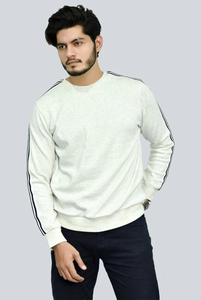 Sudadera de Color sólido liso para hombre, ropa cómoda, sudadera moderna, ropa de calle diaria, Sudadera de cuello redondo, tela de tacto suave - Product Image 2