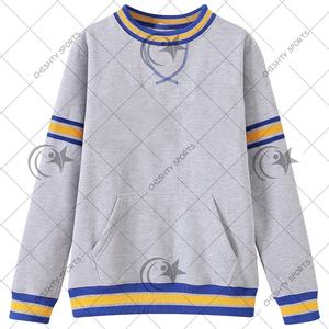 Sudadera Personalizable de Cuello Redondo, Manga Larga, de Alta Calidad, en Felpa Francesa de Algodón y Poliéster, Bordada, para Otoño - Product Image 1