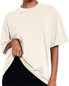 Camiseta de algodón 100% para hombre, corte holgado, estampado de punto pesado, manga corta, estilo bordado para ropa informal - Product Image 3