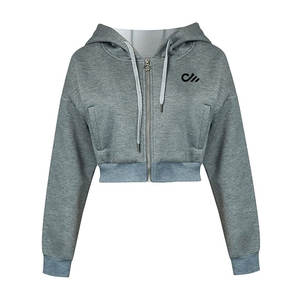 Sudaderas Cortas de Mujer de la Mejor Calidad con Diseño de Logotipo OEM para Sudaderas Cortas - Product Image 5