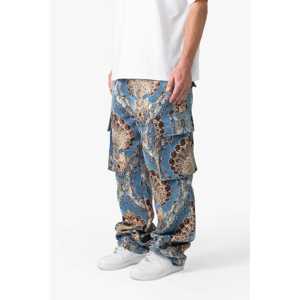 PANTALON CARGO À FLORAUX EN JACQUARD ULTRA BAGGY - Product Image 4