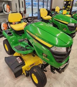 Cortacésped John Deere X950R con asiento, 25HP, 4 tiempos, caja recolectora, eléctrico 28V para tractor de jardín, corte de césped, bajo precio - Product Image 3