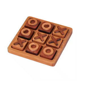 Vente chaude Noir Bois tic tac toe jeu maison vaisselle parfait Jouet Éducatif pour Enfants vente chaude vente chaude - Product Image 5