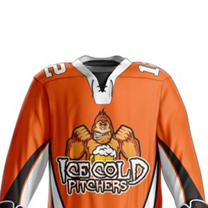Nouveau design d'uniforme de hockey sur glace couleur personnalisé imprimé par sublimation uniforme de hockey sur glace léger à vendre - Product Image 4