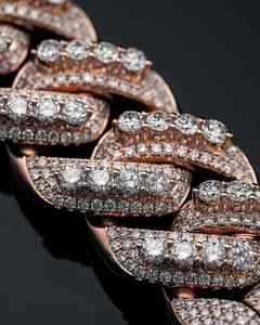 Pulsera de eslabones cubanos de diamantes de moissanita de Plata de Ley 925, joyería de patrón cruzado de estilo Hip Hop de lujo, regalo perfecto - Product Image 2