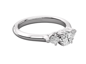 Anillo de Diamante Cultivado en Laboratorio, Estilo Clásico, Certificado IGI, Chapado en Oro de 14K, Corte Solitario, Anillo de Compromiso para Mujer - Product Image 4