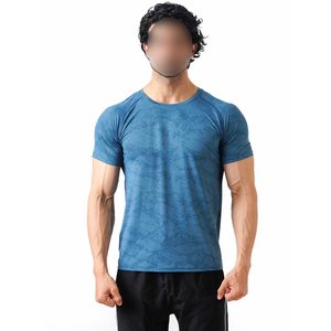 Camiseta Deportiva para Hombre, de Alta Calidad, Transpirable, Color Azul 2026, Manga Corta, Precio al por Mayor, Producto Personalizado, Nueva Llegada, para Gimnasio y Fitness - Product Image 1
