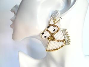 Beaded Cotton Lightweight Handmade Colorful <b>Earrings</b> for Women Accept OEM Designs and Customization - Product Image 2