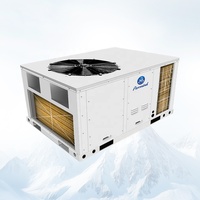 Unité de toiture commerciale monobloc R410A pour systèmes CVC, 2-5 tonnes, fonction de refroidissement et de chauffage, pour projets de entrepreneurs, fourniture distributeur T3