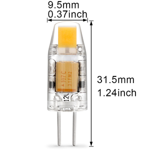 หลอดไฟ LED 1.2W 12V AC/DC 360 องศา COB มินิไลท์ 100LM ค่า CRI สูง หลอดไฟ LED Epistar - Product Image 5