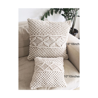 Nouvelle arrivée : housse de coussin en lin tufté à la main, forme personnalisée, imprimé, avec pompons, broderie bohème, couleur personnalisée, décoration intérieure, Inde