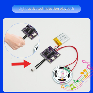 USB tải về âm thanh mô-đun nút di động pin cho âm nhạc chơi DIY âm thanh mô-đun bằng cảm biến ánh sáng hoặc push <span class=keywords><strong>button</strong></span> điều khiển - Product Image 5