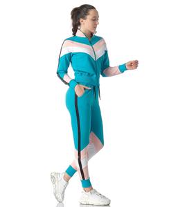 ชุดวอร์มผ้าฟลีซแบบเรียบคุณภาพสูงขายส่ง ชุดเซ็ต 2 ชิ้น สกรีนลายเสื้อฮู้ดดี้สำหรับผู้หญิง - Product Image 2