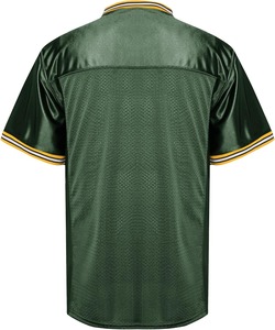 Custom Solid Color American Football Scrimmage Jersey Quick Dry Breathable Polyester <b>Mesh</b> <b>Short</b> Sleeve Practice Wear OEM Options - Product Image 2