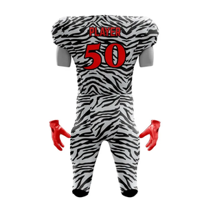 100% poliéster transpirable personalizado fútbol americano uniforme sublimación ropa deportiva de alta calidad entrenamiento Jersey pantalones conjuntos - Product Image 2