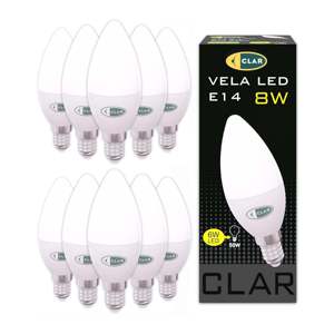 Bombilla LED E14 8W Paquete de 10 - Product Image 2
