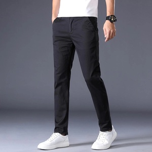 กางเกงยีนส์ขาเรียวผ้าฝ้ายธรรมดา/ผ้าสแปนเด็กซ์สำหรับผู้ชายกางเกงยีนส์ทรงตรงแนวสตรีท ODM กางเกงยีนส์3D ลำลองกลางปกติฟอกสีเข้ม - Product Image 1