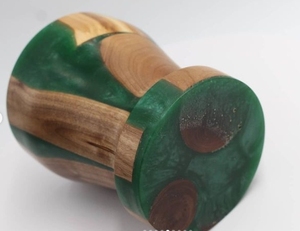 Quemador de Oud Árabe de Lujo, Hecho a Mano, de Madera Acrílica y Resina, Porta Incienso para Bakhoor y Aromas de Oud - Product Image 6