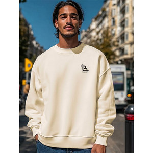 Sweat-shirt oversize pour homme, coupe décontractée, manches longues, pull confortable, sweat-shirt oversize pour homme - Product Image 2