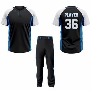 Uniformes de béisbol de moda caliente ODM Logotipo personalizado 100% Poliéster Secado rápido Transpirable Conjuntos de ropa deportiva de alta calidad Precios al por mayor - Product Image 5