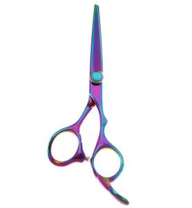 IMANS Stainless Steel Blade <b>Hair</b> <b>Cutting</b> <b>Scissor</b> with Rainbow Finish - Product Image 2