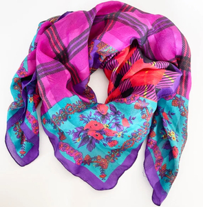 Cotton Bandana Colorful Printing Scarf Custom Design Square lowest price best Polyester <b>Silk</b> Bandana handmade Other Scarves - Product Image 5