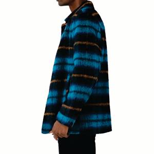 Chaqueta vaquera ligera informal personalizada para hombre Camisa elegante de verano con letras con tela Chaqueta vaquera para hombre a precio barato - Product Image 5