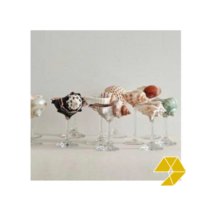 Verre à vin en coquillage artisanal pour l'exportation, verre à vin en coquillage unique fait à la main pour boire dans les hôtels, restaurants et maisons - Product Image 1