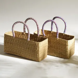 Latest High Selling Sea Grass <b>Basket</b> Premium Quality Sea Grass <b>Basket</b> Handmade Elegant for Home Kitchen <b>Storage</b> Holding Usage - Product Image 2