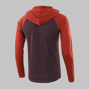 Fabrication conception personnalisée automne vente chaude hommes sweats à capuche décontracté 100% coton poche surdimensionné pull à capuche régulier - Product Image 2