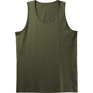 Vente en gros de vêtements de fitness 100% débardeur 180GSM en coton débardeur court côtelé de haute qualité en tricot avec logo personnalisé multicolore - Product Image 3