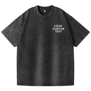 Customized Top High Quality Breathable Material Plus Size Acid Wash Men's <b>T</b>-<b>Shirts</b> Latest Design Comfortable <b>Fit</b> Men's <b>T</b>-<b>Shirts</b> - Product Image 2