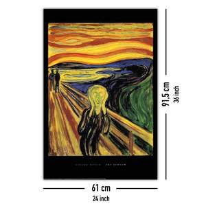 Modern Style Edvard Munch the Scream <b>Poster</b> Paper Design for Wall Usage - Product Image 5