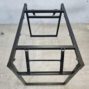 Industrial Style <b>Folding</b> Metal Legs for 100x60x75cm CHB68042 <b>Tables</b> for Home Office <b>Dining</b> Kitchen for <b>Chairs</b> and Sofas - Product Image 6