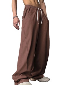 OEM personalizado de gran tamaño Terry Flares pantalones de chándal holgados rectos de pierna ancha holgados apilados gimnasio recto holgado sudor pantalones de chándal 2026 - Product Image 3