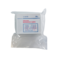 Microbiology Examination Use Prepared Microscope Slide Positive Charged Glass Adhesion Microscope Slide