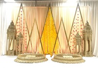 Lampes marocaines élégantes pour entrée de mariage, en matériau FRP, taille et couleur personnalisables, pour la décoration de mariage, pour la décoration d'événements aux États-Unis