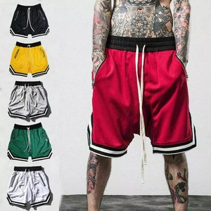 Pantalones cortos deportivos de calle de diseñador OEM de alta calidad al por mayor, pantalones cortos de baloncesto con logotipo personalizado de fábrica para hombre - Product Image 1