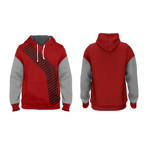 เสื้อฮู้ดแบบสวมหัวมีฮู้ดสีแบบระเหิด100% โพลีเอสเตอร์หลากสีสำหรับชุดกีฬา - Product Image 4