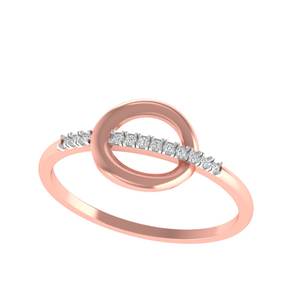 Anillo de Compromiso de Diamantes Chapado en Oro Rosa de 14K, Diseño Elegante, Aniversario, Venta Al por Mayor, Calidad Premium, Precio Barato, Superventas - Product Image 2