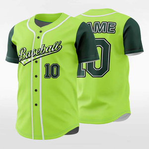 Fast Delivery Custom Printing Baseball Jerseys Blue Sublimation 100% <b>Polyester</b> Breathable Quick Dry High Quality Men Adults - Product Image 5