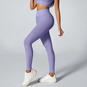 Women <b>leggings</b> offering soft flexible fabric smooth touch and a flattering high waist fit suitable for gym training and workouts - Product Image 1