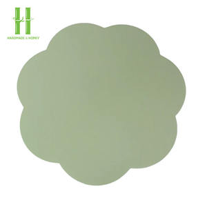 BEST SELLER OEM Lacquer <b>Placemat</b> Handpainted Lacquer Serving Tray Scalloped Tray Table Centerpieces Decoration Handmade - Product Image 6