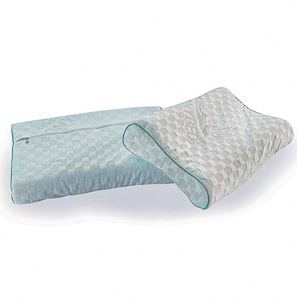 Cooling Cervical <b>Memory</b> <b>Foam</b> Pillow Premium Hypoallergenic Design with Modern Geometric Cover Factory Direct Supply - Product Image 3