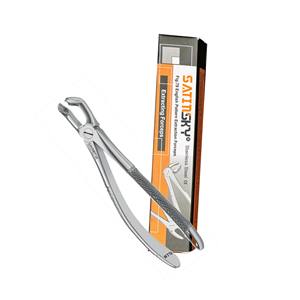 Instrumentos dentales de grado alemán de alta calidad 87 fórceps de extracción pico de cuerno de vaca patrón inglés Manual base Dental Premium - Product Image 4