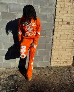 ชุดวอร์มมีฮู้ดประดับพลอยเทียมชุดครอปพิมพ์ลายพัฟเฮฟวี่เวทออกแบบได้ตามต้องการ - Product Image 2