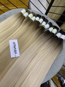 Wholesale Luxury 28-Inch Vietnamese Raw Hair Extensions <b>Nasa</b> Hair Bulk Super Double Drawn 100g Straight for Colors Dyed - Product Image 5