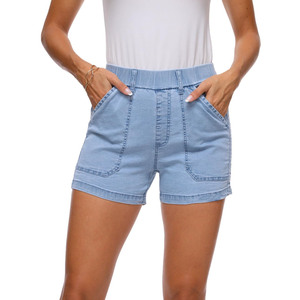 Pantalones cortos de mujer con estampado personalizado OEM, pantalones cortos de poliéster para mujer de alta elasticidad para verano, gimnasio, deportes, Fitness, correr, pantalones cortos para mujer - Product Image 1