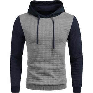 Vente en gros de pulls à capuche de sport de haute qualité pour hommes sweat à capuche tricoté avec logo personnalisé mode décontractée vierge pour hommes - Product Image 2