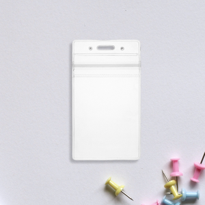 Porte-carte en PVC transparent durable, porte-badge, porte-étiquette nominative - Product Image 2